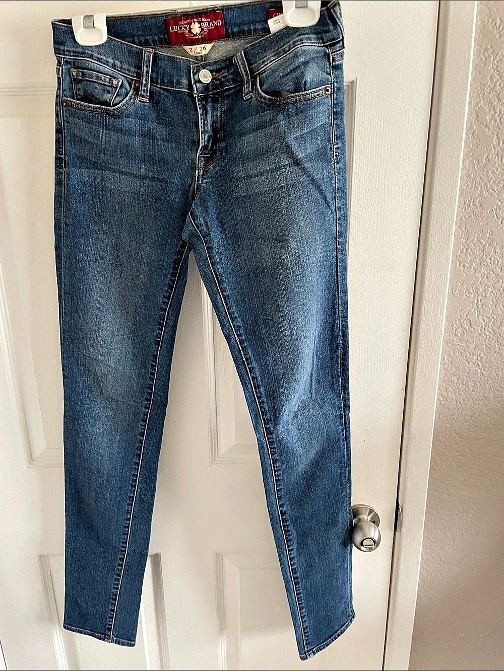Lucky Brand Charlie Skinny Women's Blue Jeans 2/26 Long